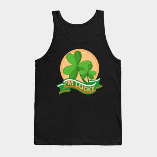 I'm Lucky Shamrock St. Patrick's Day Tank Top